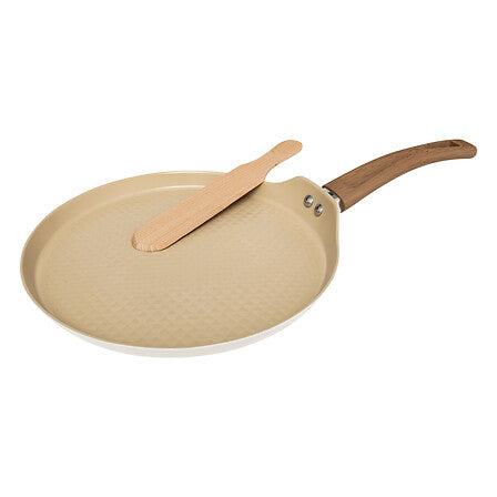 Тиган за палачинки 5five Harmony, Алуминий, 26 cm, Бежов