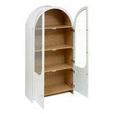 Шкаф с витрина atmosphera Bloomy, 4 врати, 180 cm, MDF