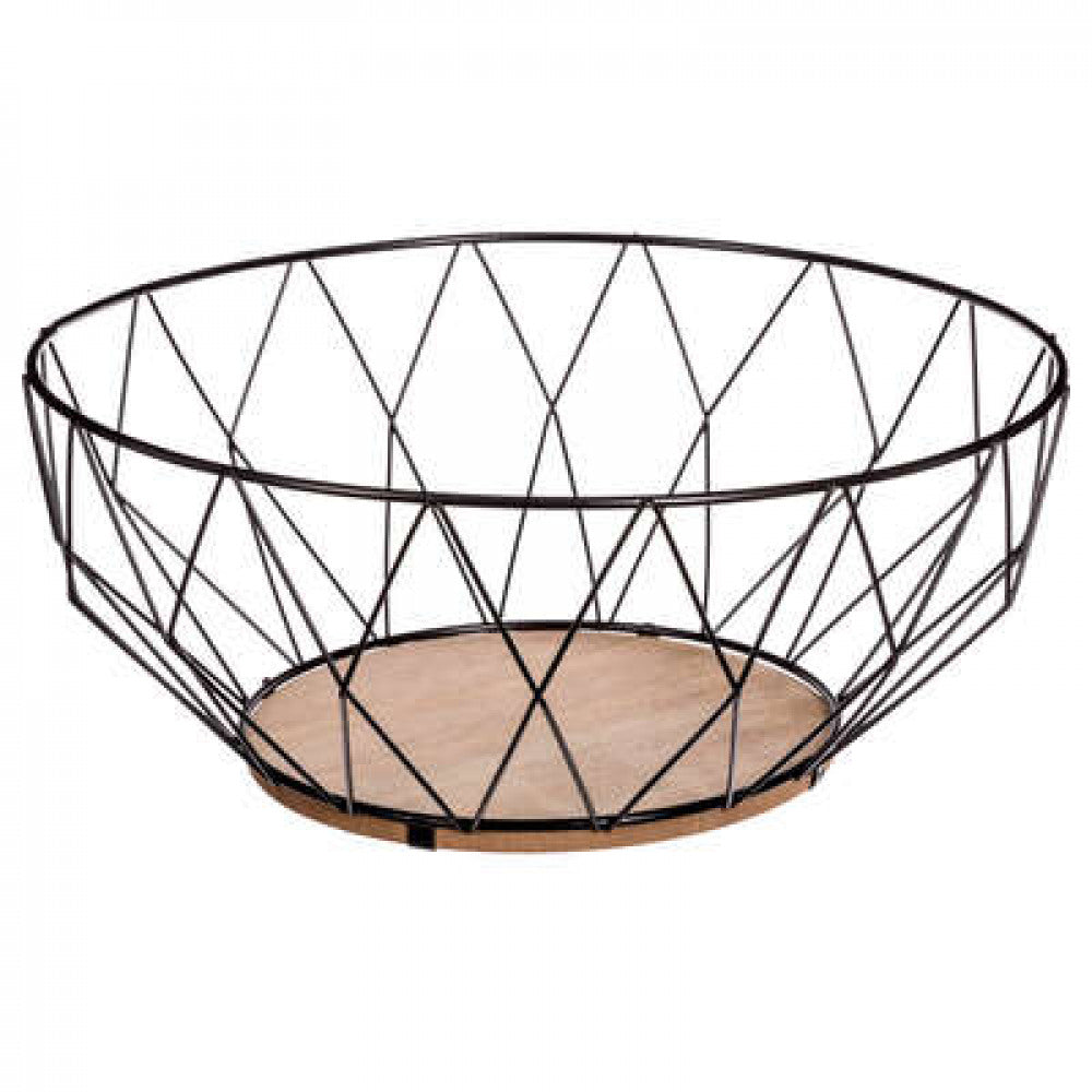 Купа за плодове 5five Daimond, Метал+MDF, 28х12 cm