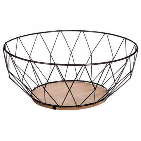 Купа за плодове 5five Daimond, Метал+MDF, 28х12 cm