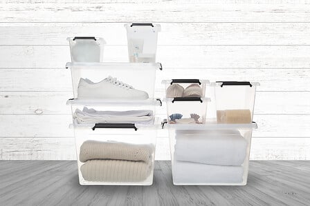 Кутия с клипс 5five Clip, Пластмаса, 32L