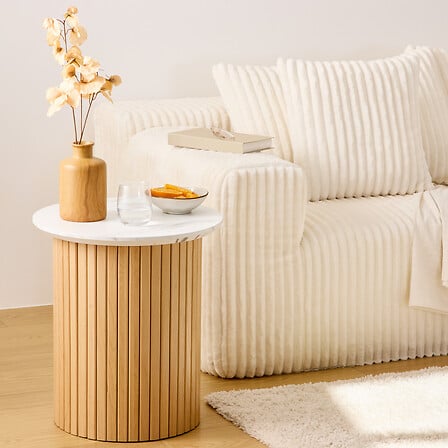 Трапезна маса atmosphera Homelya, Мраморен ефект, 110 cm, MDF