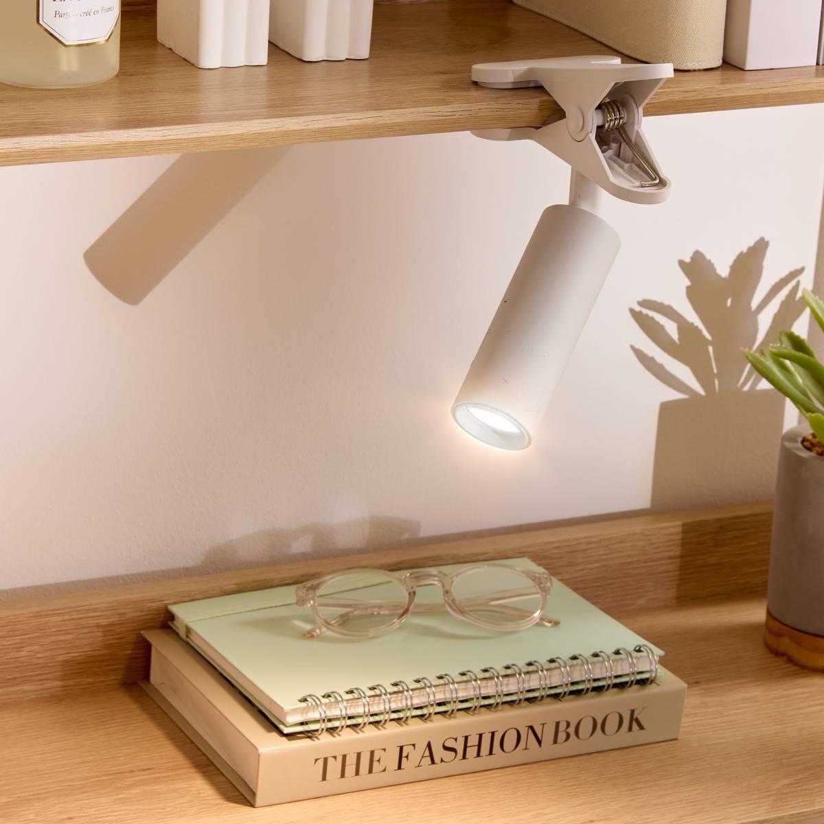 LED лампа с щипка SMART_SYSTEM, USB зареждане, 20 cm