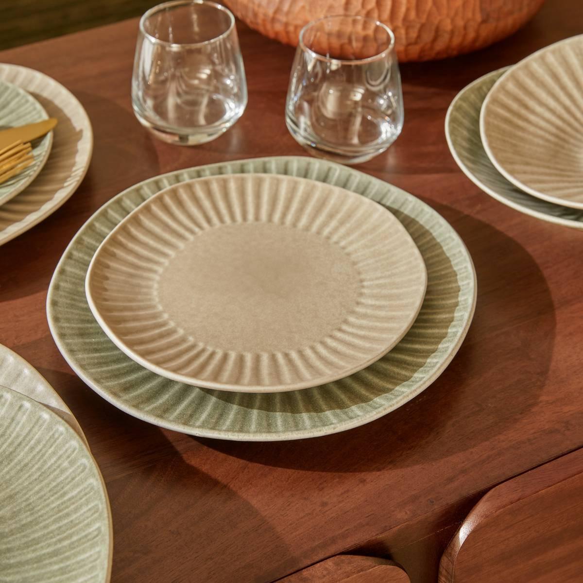 Десертна чиния Secret de Gourmet Nyero, Бежова, 21 cm