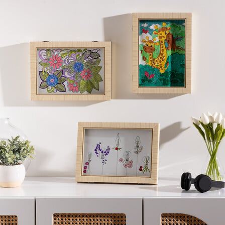 Детска рамка за рисунка atmosphera Thea, 24 cm, MDF
