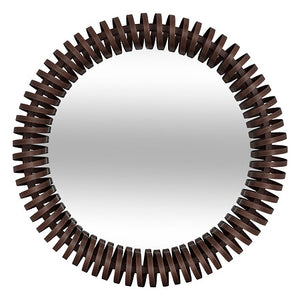 Кръгло огледало atmosphera Barrel, Метал, Ø61 cm