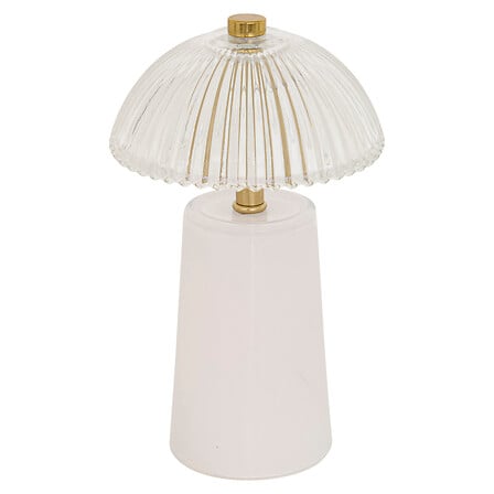 Настолна лампа atmosphera Olie, LED, Стъкло, 19 cm, Асорти