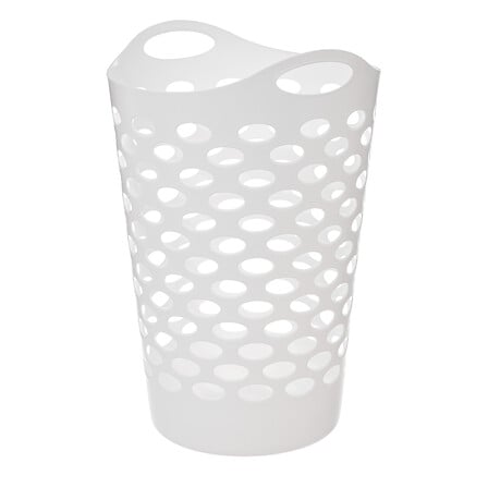 Кош за пране 5five, Полиетилен, 60L, Бял