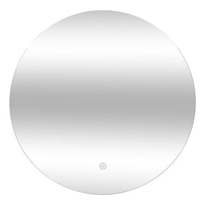 Огледало с LED осветление 5five Halo, Сребристо, Ø50 cm
