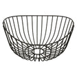 Кошница за плодове 5five Courbe, Метал, 27 cm, Черна