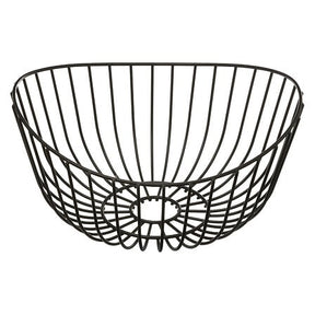 Кошница за плодове 5five Courbe, Метал, 27 cm, Черна