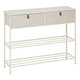 Конзола с 2 чекмеджета 5five Tissa, MDF, 100 cm, Бежова