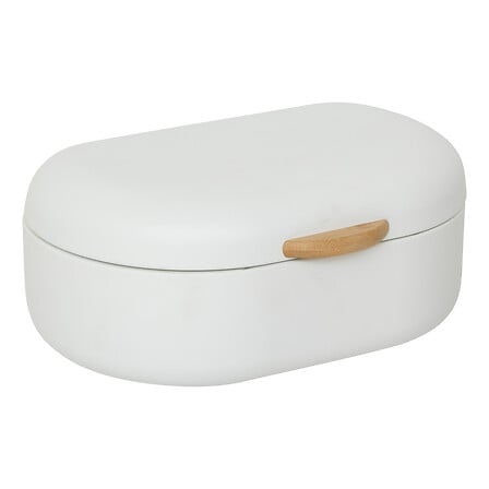 Кутия за хляб 5five CERA, Метал, 33.5 cm, Крем