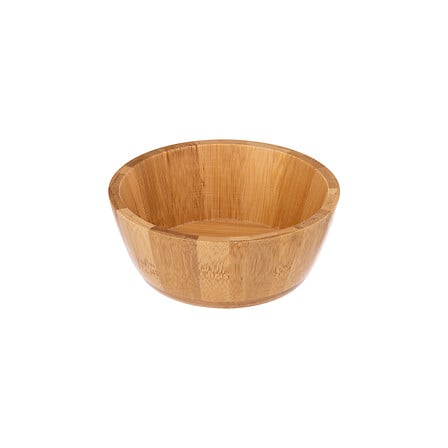 Бамбукова купа за салата 5five, Бежова, 15 cm