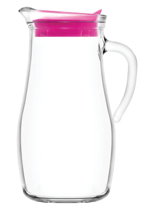 Üvegkancsó LAV Misket, 1800 ml, Rózsaszín fedél
