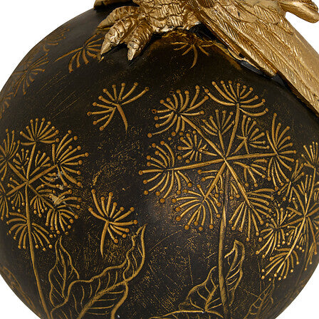 atmosphera Belli aranyszínű gyanta madárfigura, 19 cm