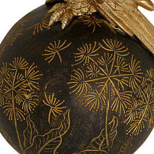 atmosphera Belli aranyszínű gyanta madárfigura, 19 cm