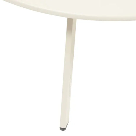 Hesperide Saona kerek kerti asztalka, 90 × 35 cm, agyagszínű