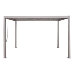 Pergola Hesperide Evora, alumínium, agyagszínű, 4x3 m