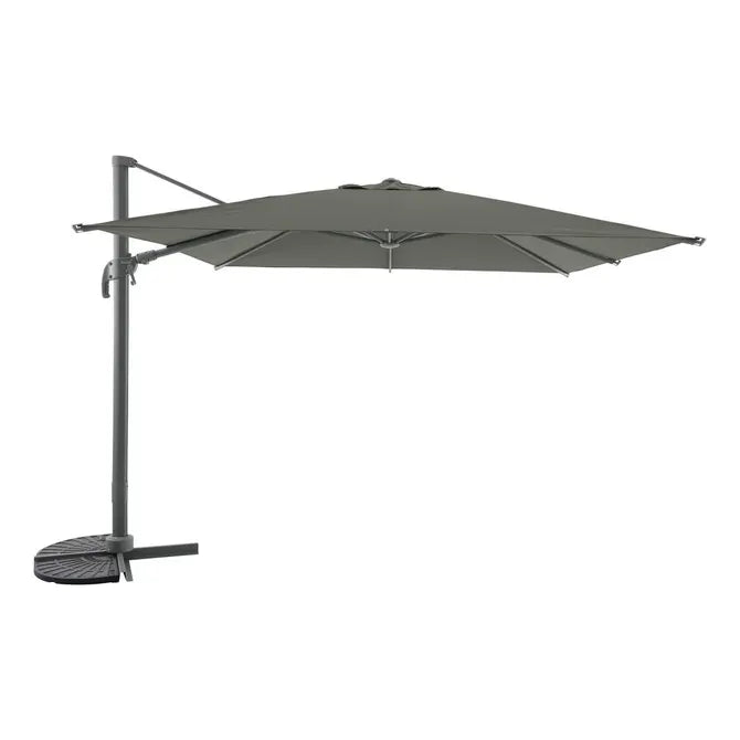 Градински чадър със странична стойка Hesperide Melhia, Накланящ се, Olefin, 3x3 m