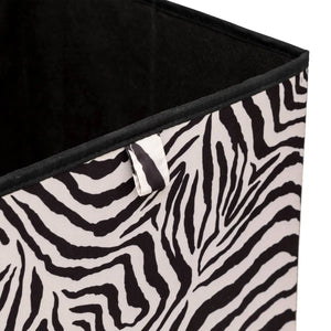 Кутия за съхранение 5five Mix & Modul Zebra, 31x31 cm