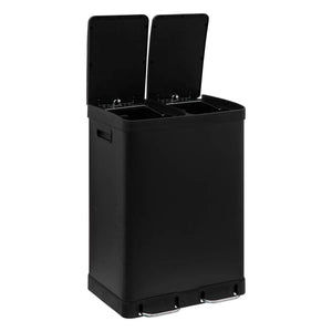 Szelektív hulladékgyűjtő 5five Ariane, fém, 2x30 L