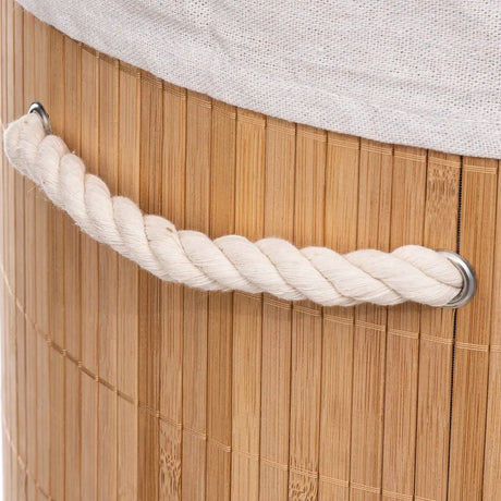 Кош за пране 5five Bambou, Кръгъл, 48 l