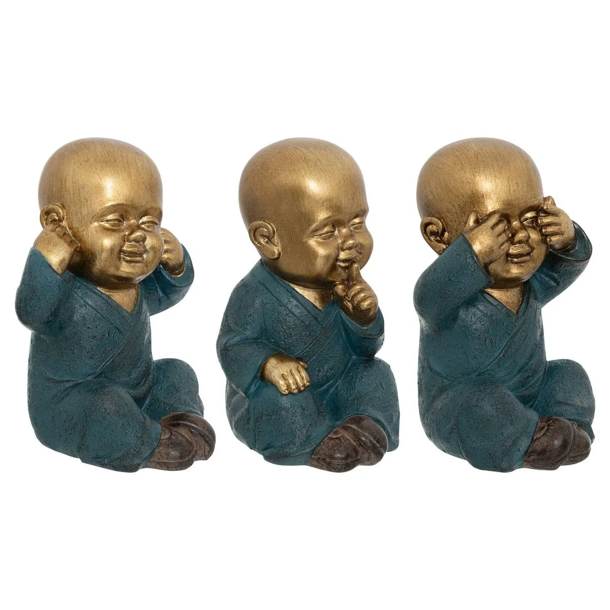 Декоративна фигура atmosphera Jiling Wisdom, Смола, 21 cm, 3 бр