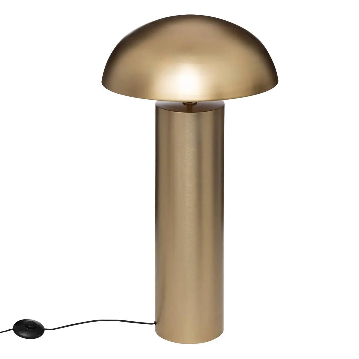 Лампион atmosphera Mushroom Cylinder, Метал, Златен, 97 cm