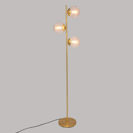 Лампион atmosphera Le Collectionneur, Метал и Стъкло, Златен, 162 cm