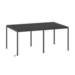 Elektromos pavilon Hesperide Evora, alumínium, grafitszürke, 6x3.6 m