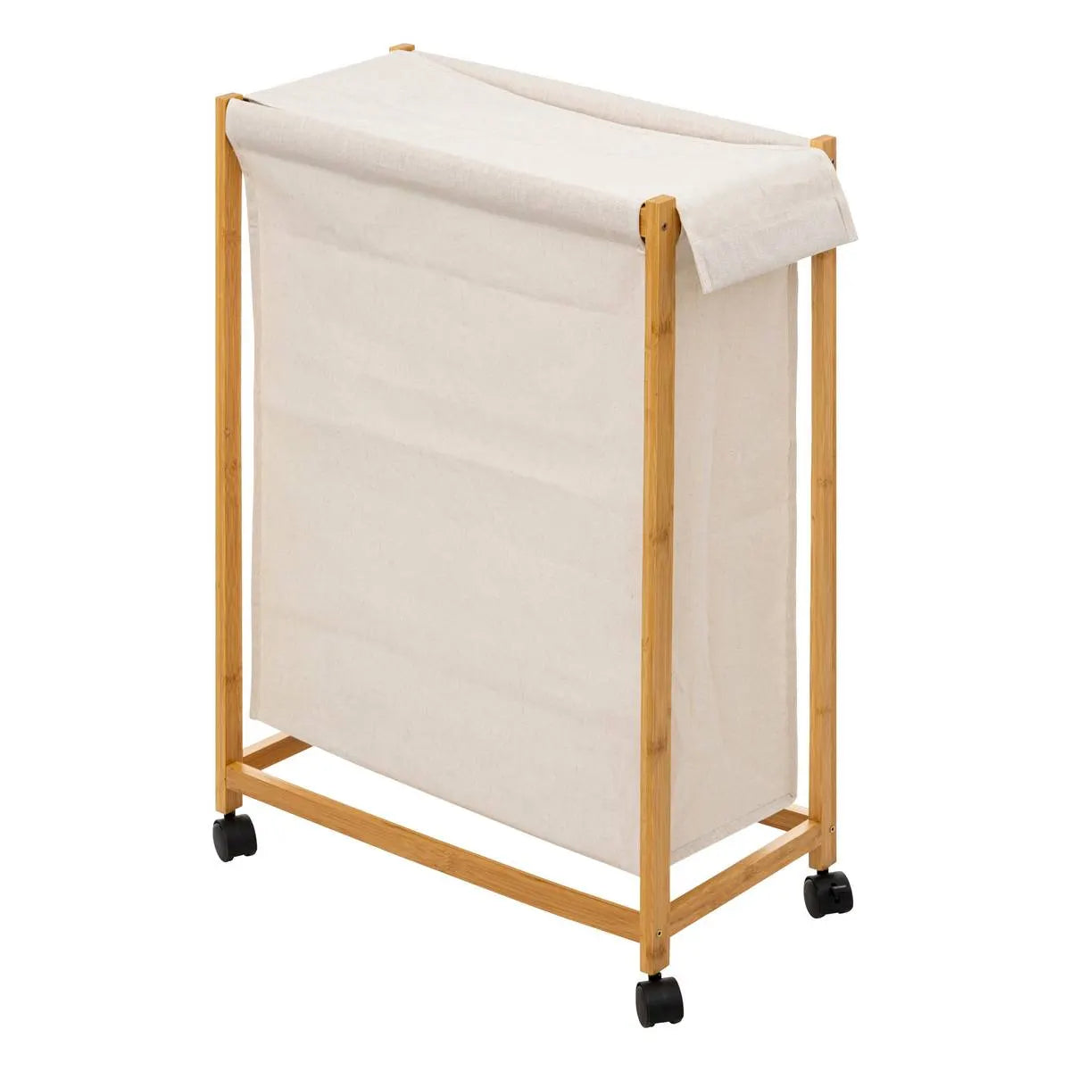 Кош за пране 5five Bambou, На колела, 52 l