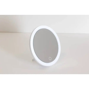 Огледало за баня 5five, LED, Пластмаса, Въртящо