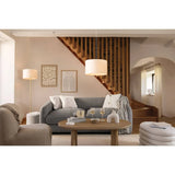 Лампион atmosphera Tina, Текстил, Бял, 150 cm