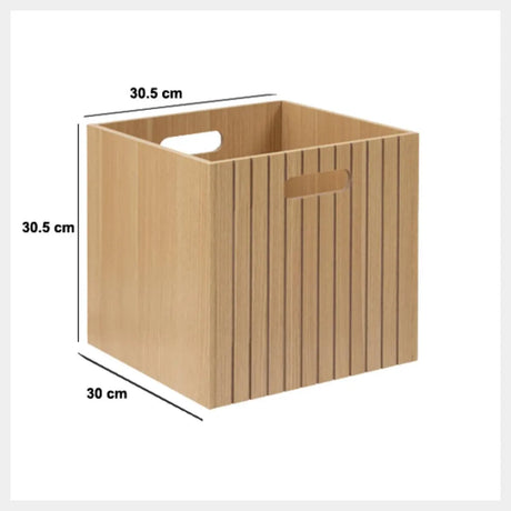 Кош за съхранение 5five Mix & Modul Tasso, Дърво, 31x31 cm