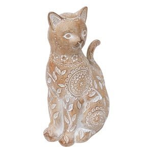 Декоративна фигура atmosphera Lindo, Смола, Бежов, 19 cm