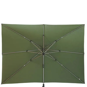 Hesperide Equador konzolos napernyő, eloxált, 4 × 3 m