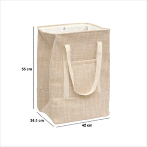 Кош за пране 5five, Плат, 70 l, Бежов