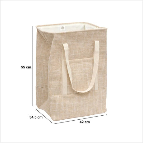 Кош за пране 5five, Плат, 70 l, Бежов