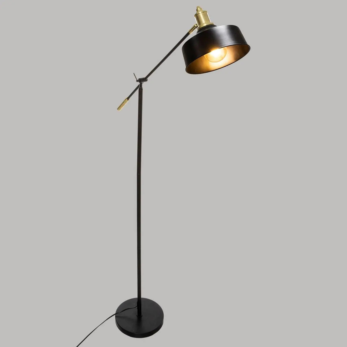 Лампион atmosphera Flower Factory, Метал, Черен, 155 cm