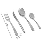 Evőeszközkészlet Secret de Gourmet Denali, Rozsdamentes acél, 24 részes