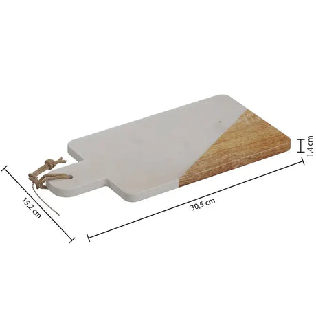 Secret de Gourmet márvány tálalódeszka, 30 × 15 cm