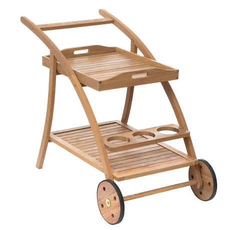 Помощна количка Hesperide Tiwi, Акация, 78x56x105 cm - Homesector