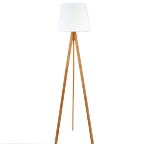 Állólámpa atmosphera Bahi, bambusz, fehér, 160 cm