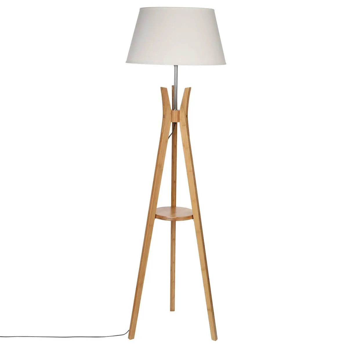 Лампион atmosphera Kalo, Бамбук, Бял, 156 cm