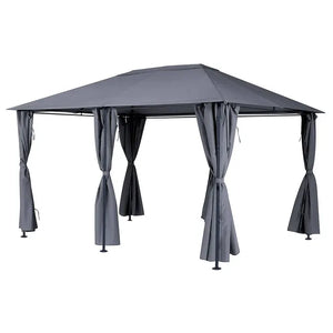 Pavilon Hesperide Santorini, palaszürke, 3x4 m