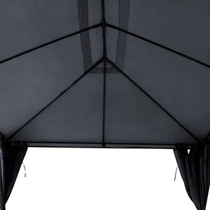 Pavilon Hesperide Santorini, palaszürke, 3x4 m