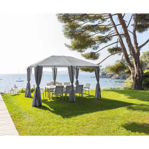 Pavilon Hesperide Santorini, palaszürke, 3x4 m