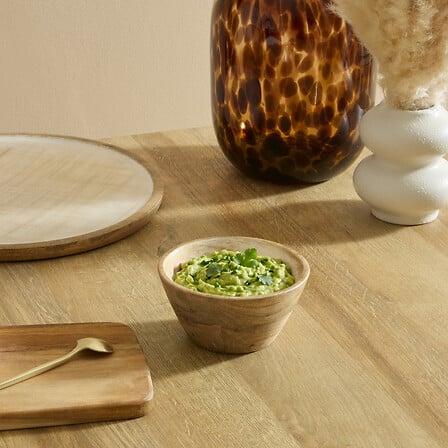 Купа Secret De Gourmet Ava, Манго дърво, Бяла, Ø12 cm