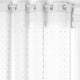 Lily sheer curtains 140 x 240 cm white